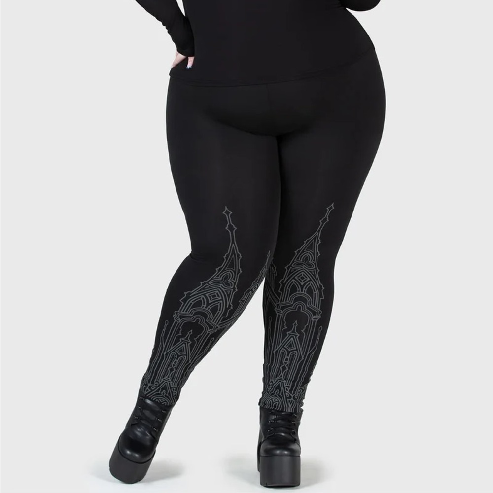 Killstar Secret Shrine Leggings 4x Black